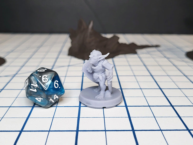 Goblin Pack - EC3D | DnD | Goblin | Monster | Archer | 32mm | Pathfinder | Fantasy | Shaman | Wargaming | Frostgrave | Mini Pack | Set-3
