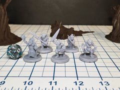 Goblin Pack - EC3D | DnD | Goblin | Monster | Archer | 32mm | Pathfinder | Fantasy | Shaman | Wargaming | Frostgrave | Mini Pack | Set-1
