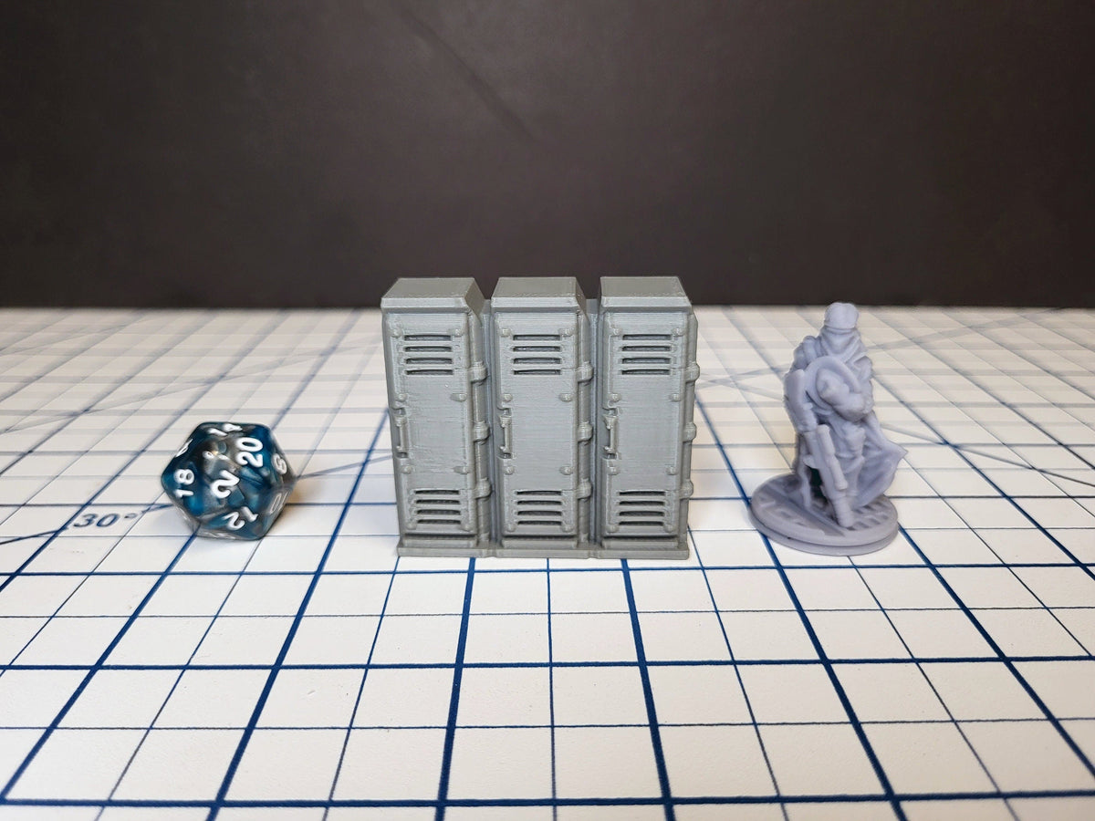 Sci-fi Scenery - Beds, tables, lockers - EC3D Design, Infinity, Legion, Scifi, Cyberpunk, Starfinder, ttrpg terrain, traveller, furniture-6