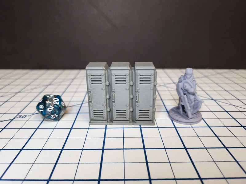 Sci-fi Scenery - Beds, tables, lockers - EC3D Design, Infinity, Legion, Scifi, Cyberpunk, Starfinder, ttrpg terrain, traveller, furniture-6