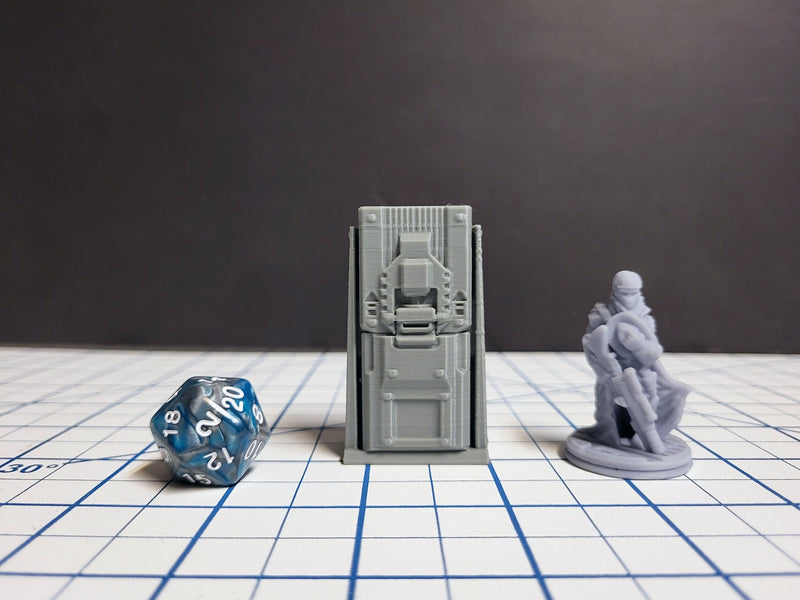 Sci-fi Scenery - Beds, tables, lockers - EC3D Design, Infinity, Legion, Scifi, Cyberpunk, Starfinder, ttrpg terrain, traveller, furniture-7