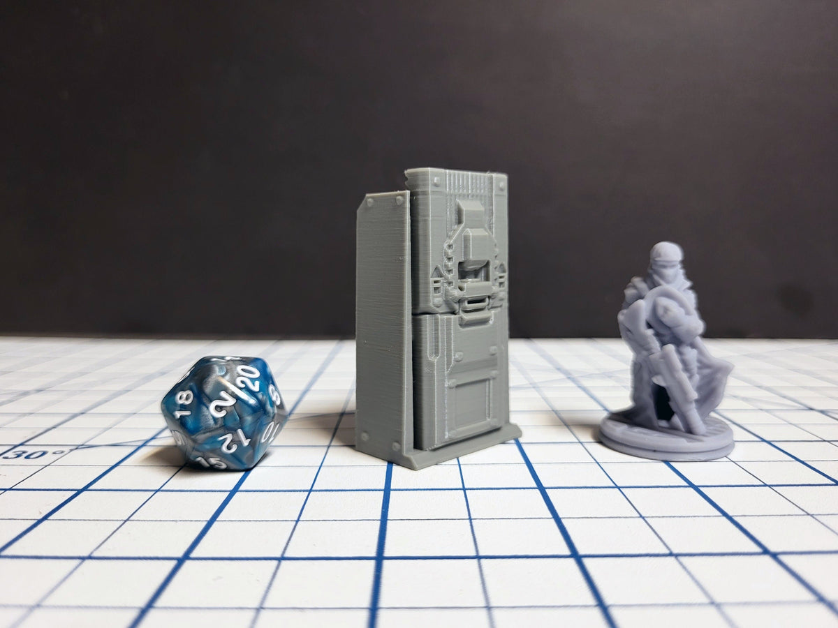 Sci-fi Scenery - Beds, tables, lockers - EC3D Design, Infinity, Legion, Scifi, Cyberpunk, Starfinder, ttrpg terrain, traveller, furniture-8