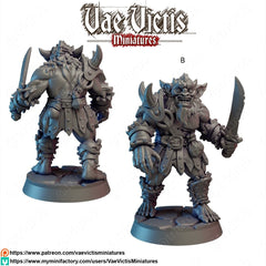 Bugbear Mini Set - Vae Victis Miniatures | DnD | Bugbears | monster| melee | barbarian | Fighter | Pathfinder | TTRPG | Wargaming Frostgrave-3