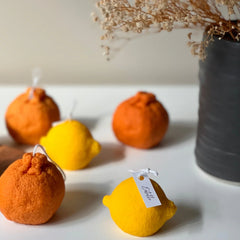 Orange Shaped Candle-1