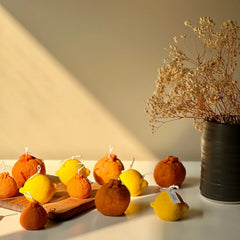 Orange Shaped Candle-5