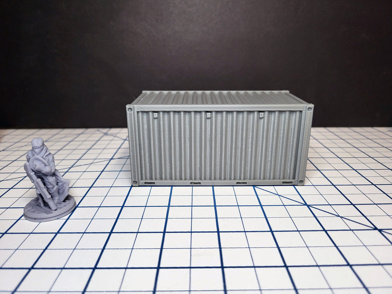 Shipping Container - Sci-fi and Modern Terrain by EC3D, for Infinity, Legion, Scifi, Cyberpunk, Starfinder, cargo, warehouse, port scenery-2