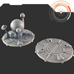 Sci-fi Scenery - Galactic Council - EC3D Design, Infinity, Legion, Sci-fi, Cyberpunk, Starfinder, ttrpg, chamber, traveller, senate meeting-3