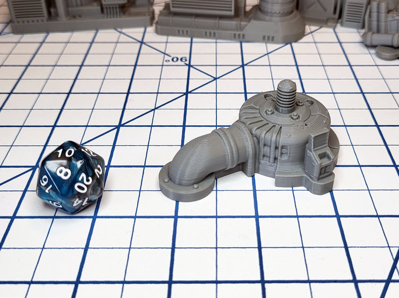 Sci-fi Scenery - Engine Room - EC3D Design, Infinity, Legion, Scifi, Cyberpunk, Starfinder, ttrpg terrain, traveller, starship, spaceship-2