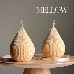 Handmade Water Drop Soy Candle | Decorative Pillar Candle-4