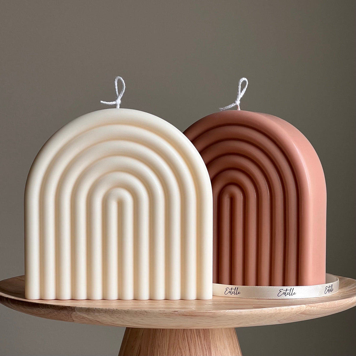 Handmade Rainbow Arch Soy Candle | Trendy Home Decor-1
