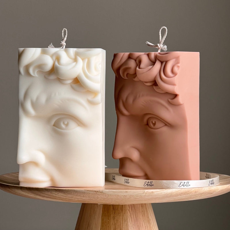 David Head Soy Wax Candle | Bust Statue Candle-1