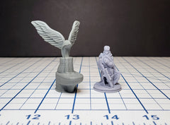 Sci-fi Scenery - Fountains and Statues - EC3D Design, Infinity, Legion, Scifi, Cyberpunk, Starfinder, courtyard, office, futuristic terrain-2