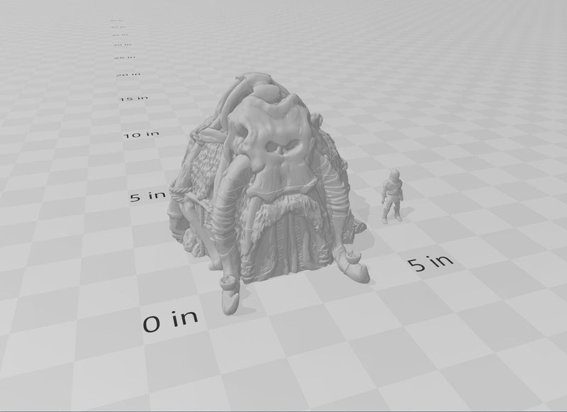 Ice Tribe Hut - Hunter - DND Terrain - EC3D Wilds of Wintertide - Snow, Igloo, Arctic, Cold, Pathfinder 2E, Fantasy, Medieval,-2