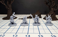 dnd essential Monster Mini Pack 2 - 22 Miniatures! - EC3D, Pathfinder 2E, Kobold, Orc, Gnoll, Bandit, Goblin | 32mm | TTRPG | Wargaming-4