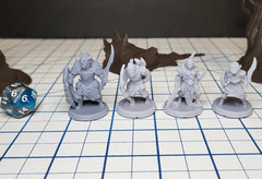 dnd essential Monster Mini Pack 2 - 22 Miniatures! - EC3D, Pathfinder 2E, Kobold, Orc, Gnoll, Bandit, Goblin | 32mm | TTRPG | Wargaming-5