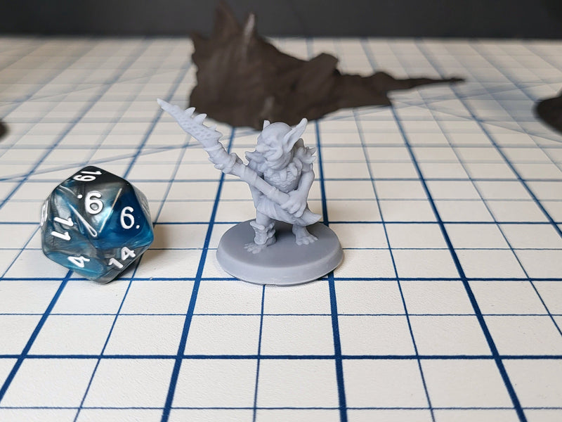 Goblin Pack - EC3D | DnD | Goblin | Monster | Archer | 32mm | Pathfinder | Fantasy | Shaman | Wargaming | Frostgrave | Mini Pack | Set-5