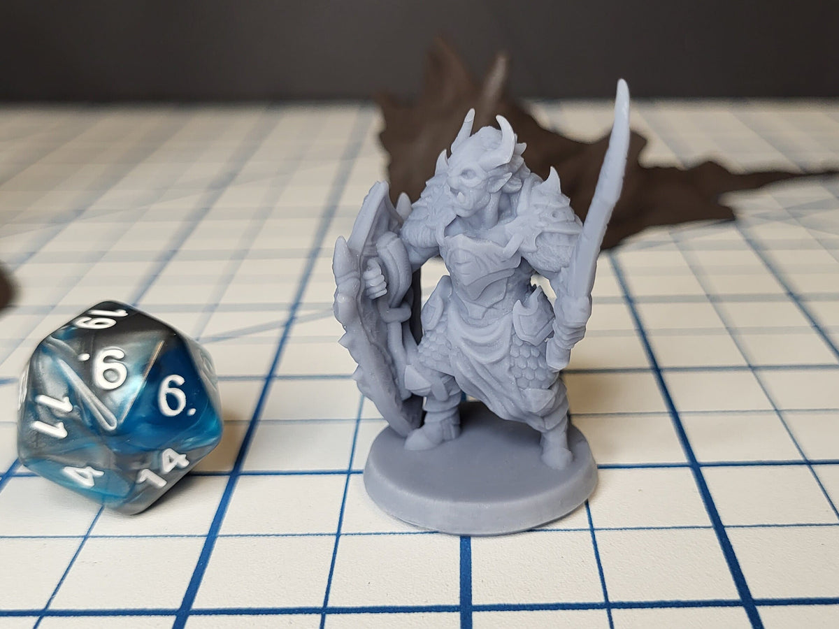 4 Orc Bandit Pack - EC3D | DnD | Fighter | Bandit | Male | Female | 32mm | Pathfinder | commoner | TTRPG | Wargaming | Ranger-3