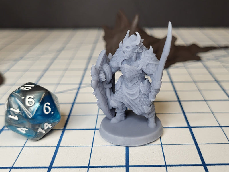 4 Orc Bandit Pack - EC3D | DnD | Fighter | Bandit | Male | Female | 32mm | Pathfinder | commoner | TTRPG | Wargaming | Ranger-3
