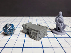 Sci-fi Scenery - Beds, tables, lockers - EC3D Design, Infinity, Legion, Scifi, Cyberpunk, Starfinder, ttrpg terrain, traveller, furniture-4