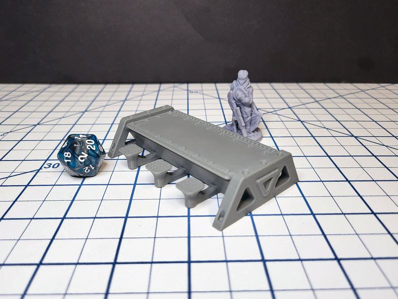 Sci-fi Scenery - Beds, tables, lockers - EC3D Design, Infinity, Legion, Scifi, Cyberpunk, Starfinder, ttrpg terrain, traveller, furniture-5
