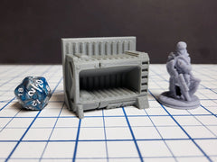 Sci-fi Scenery - Beds, tables, lockers - EC3D Design, Infinity, Legion, Scifi, Cyberpunk, Starfinder, ttrpg terrain, traveller, furniture-9
