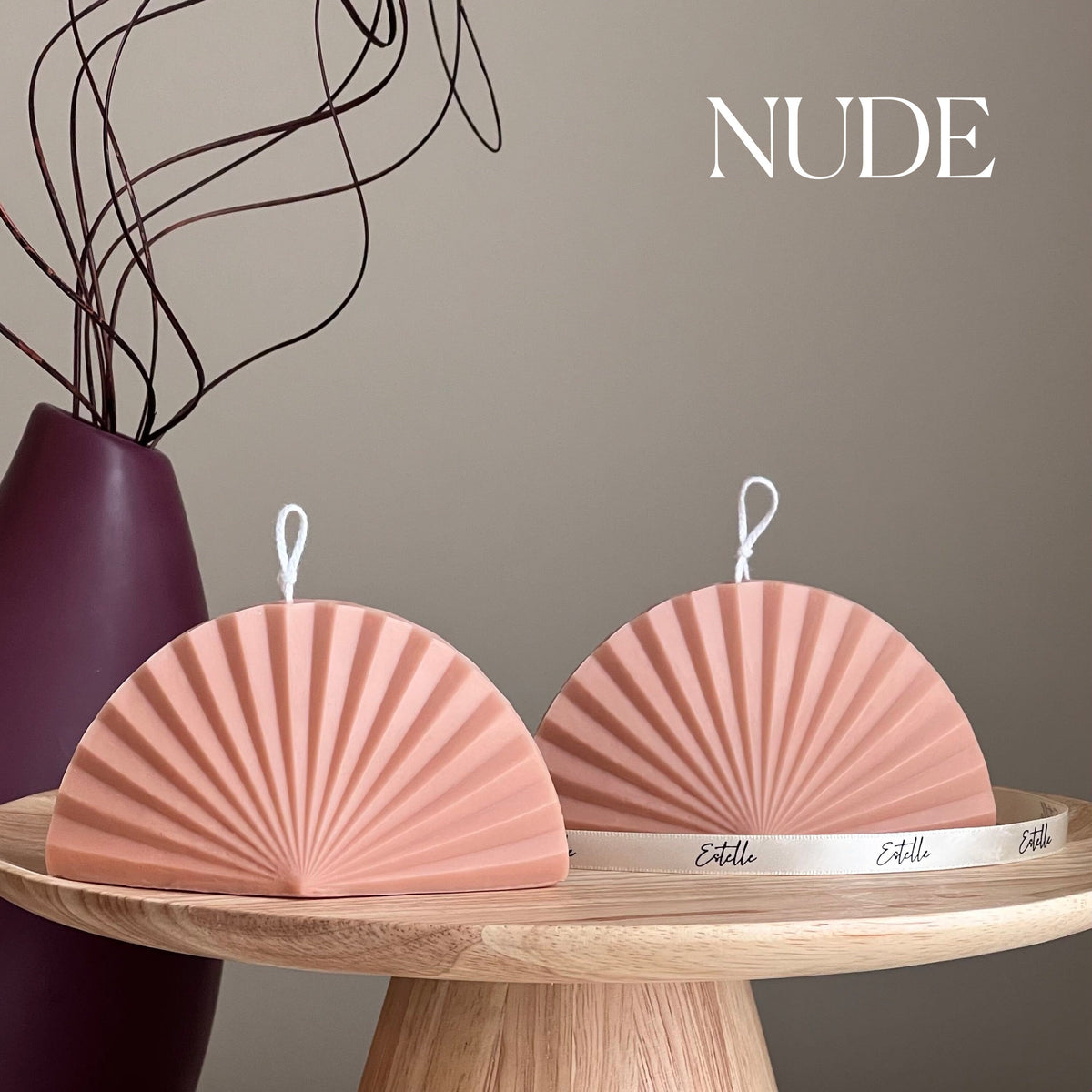 Origami Shell Soy Wax Candle | Home Decor-2