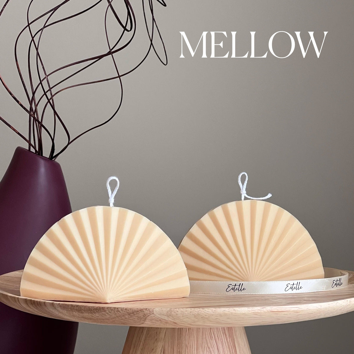 Origami Shell Soy Wax Candle | Home Decor-4