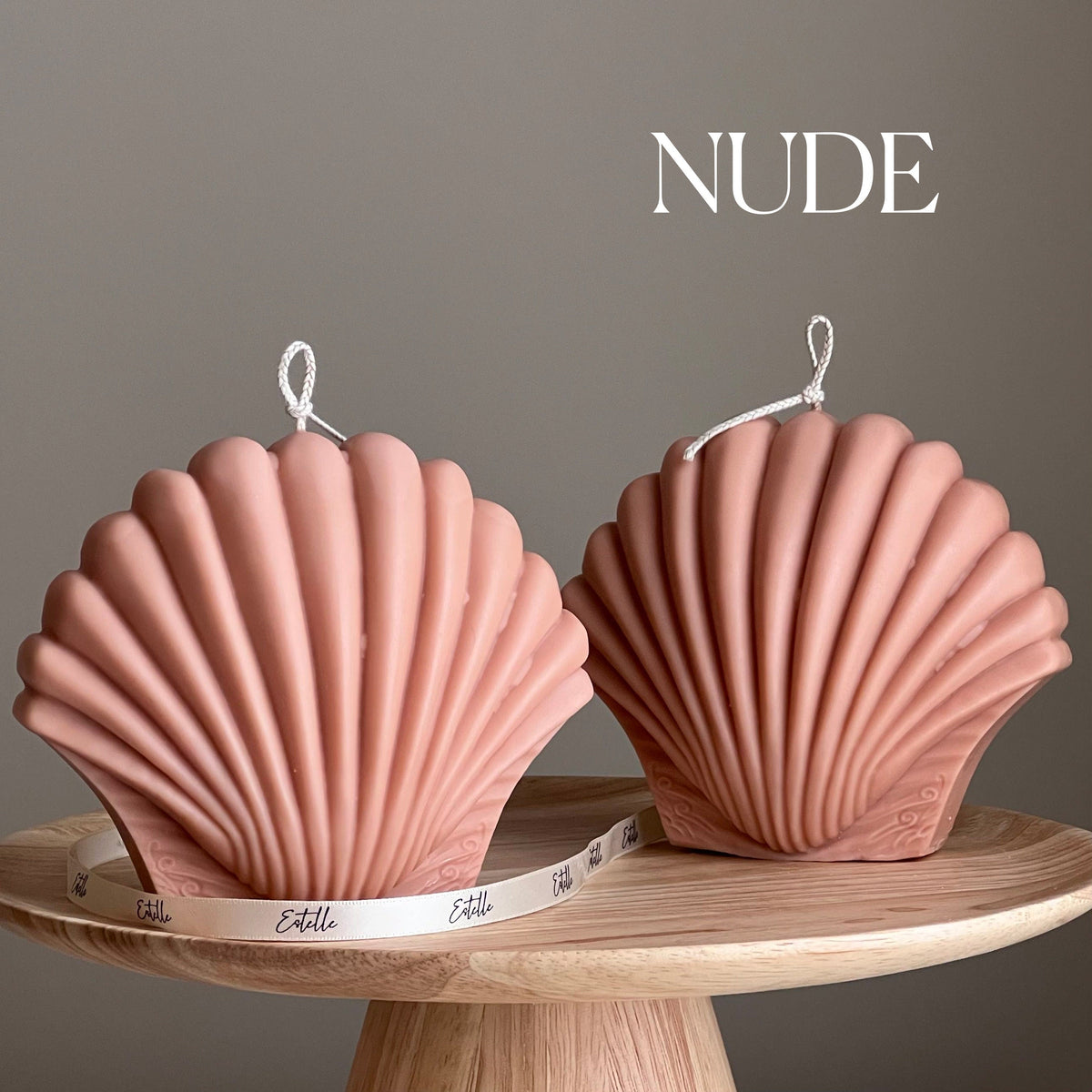 Large Seashell Soy Wax Candle | Unique Home Decor-2