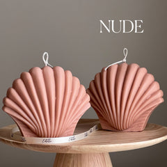 Large Seashell Soy Wax Candle | Unique Home Decor-2