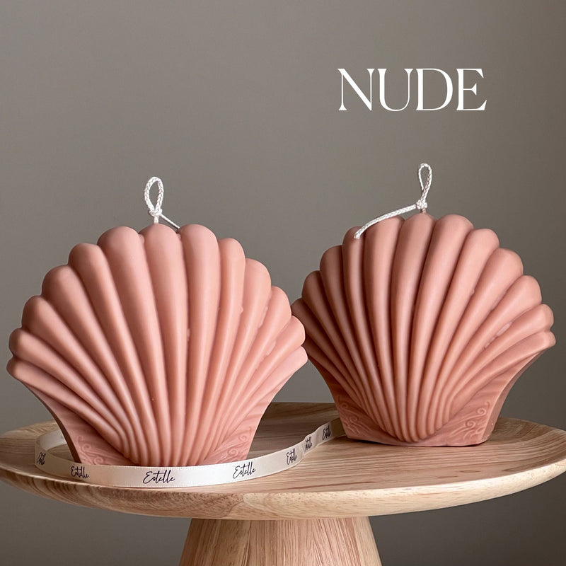 Large Seashell Soy Wax Candle | Unique Home Decor-2
