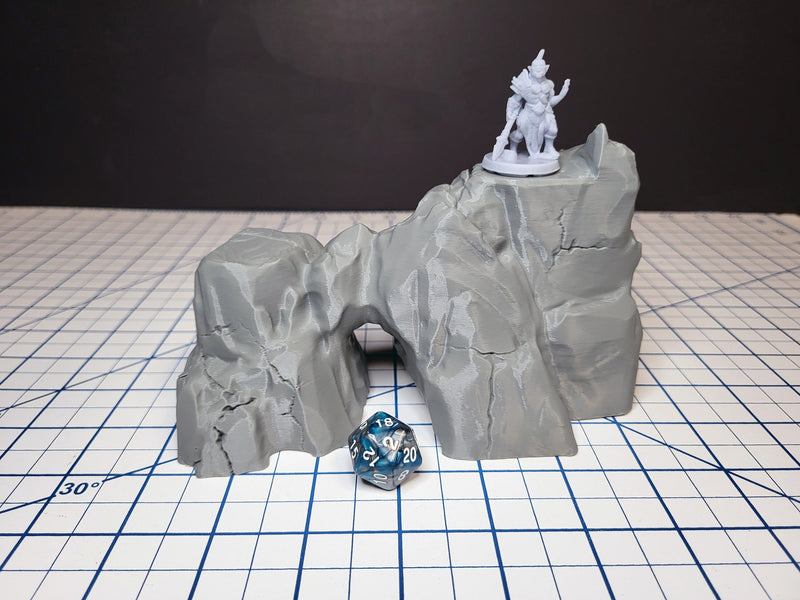 Large Rock Terrain Set 1 - Scatter Scenery by EC3D, for TTRPGs and Wargaming - Mountain, Rocks, Canyon, DnD mini, Pathfinder, Tabletop-3