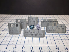 Quick Deploy Barricades - Sci-fi Scenery - by EC3D, Infinity, Legion, Scifi, Cyberpunk, Starfinder, cover, wargaming, futuristic terrain-1