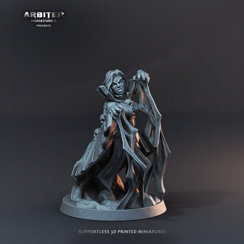 DnD Miniature Party Set 1 - 28mm Adventuring Group - Monk | Rogue | Fighter (Cleric/Paladin) | Ranger | Sorceress - Ready for action!-3