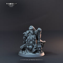 DnD Miniature Party Set 2 - 28mm Adventuring Group - Warlock | Rogue | Fighter Cleric/Paladin | Cleric | Barbarian | Pathfinder-3