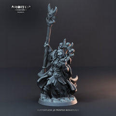 DnD Miniature Party Set 2 - 28mm Adventuring Group - Warlock | Rogue | Fighter Cleric/Paladin | Cleric | Barbarian | Pathfinder-5