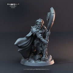 DnD Miniature Party Set 3 - 28mm Adventuring Group - Sorcerer | Rogue | Fighter | Ranger | Barbarian | Pathfinder-3