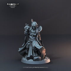DnD Miniature Party Set 3 - 28mm Adventuring Group - Sorcerer | Rogue | Fighter | Ranger | Barbarian | Pathfinder-4