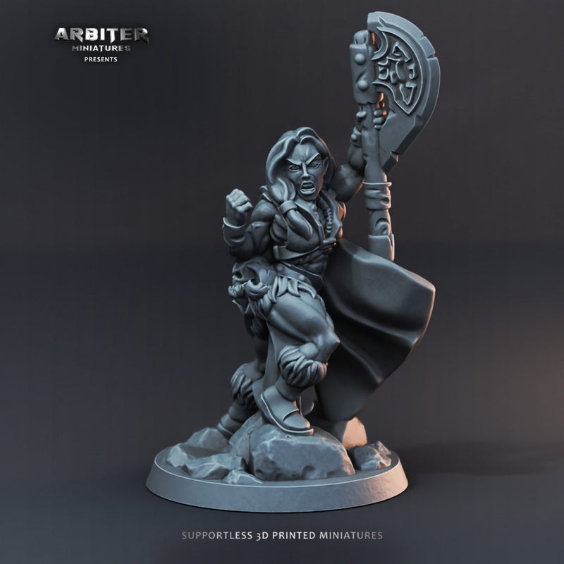 DnD Miniature Party Set 4 - 28mm Adventuring Group - Sorcerer | Rogue | Fighter | Ranger | Barbarian | Pathfinder-2