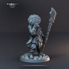 DnD Miniature Party Set 5 - 28mm Adventuring Group - Paladin | Monk | Sorcerer | Bard | Barbarian | Pathfinder-6