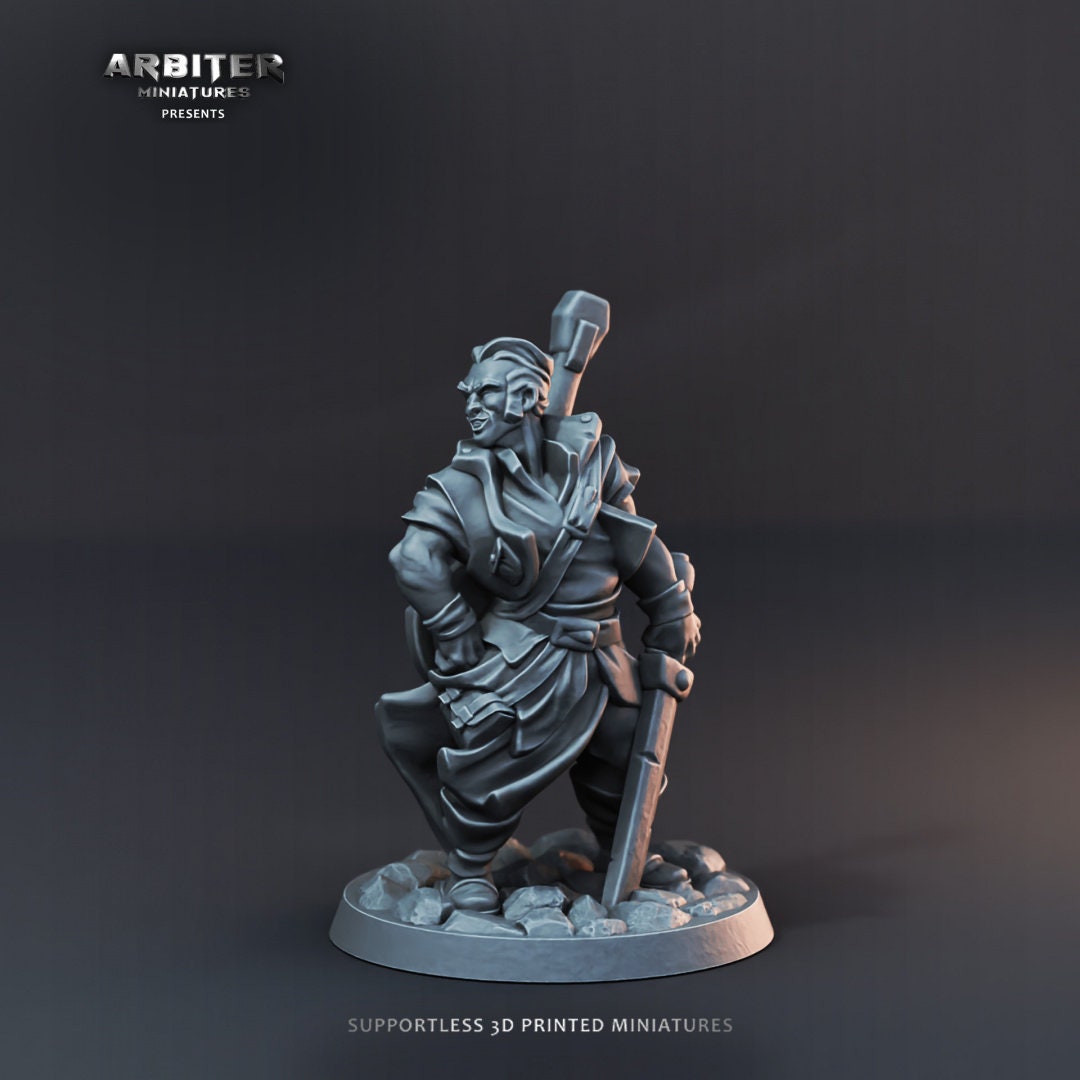 DnD Miniature Party Set 6 - 28mm Adventuring Group - Sorceress | Bard | Druid | Ranger | Barbarian | Pathfinder 2E | DnD 5E-3