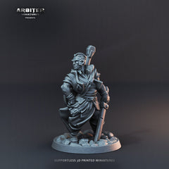 DnD Miniature Party Set 6 - 28mm Adventuring Group - Sorceress | Bard | Druid | Ranger | Barbarian | Pathfinder 2E | DnD 5E-3