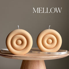 Handmade Round Soy Candle | Modern Home Decor-4