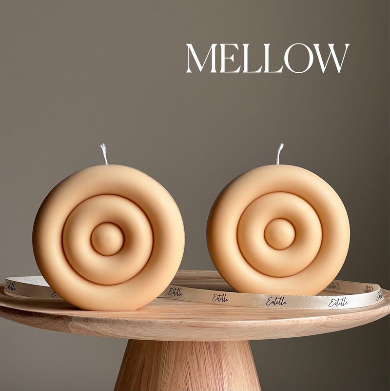 Handmade Round Soy Candle | Modern Home Decor-4