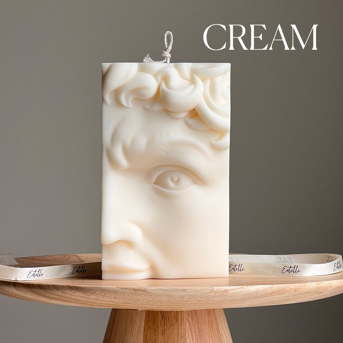 David Head Soy Wax Candle | Bust Statue Candle-4