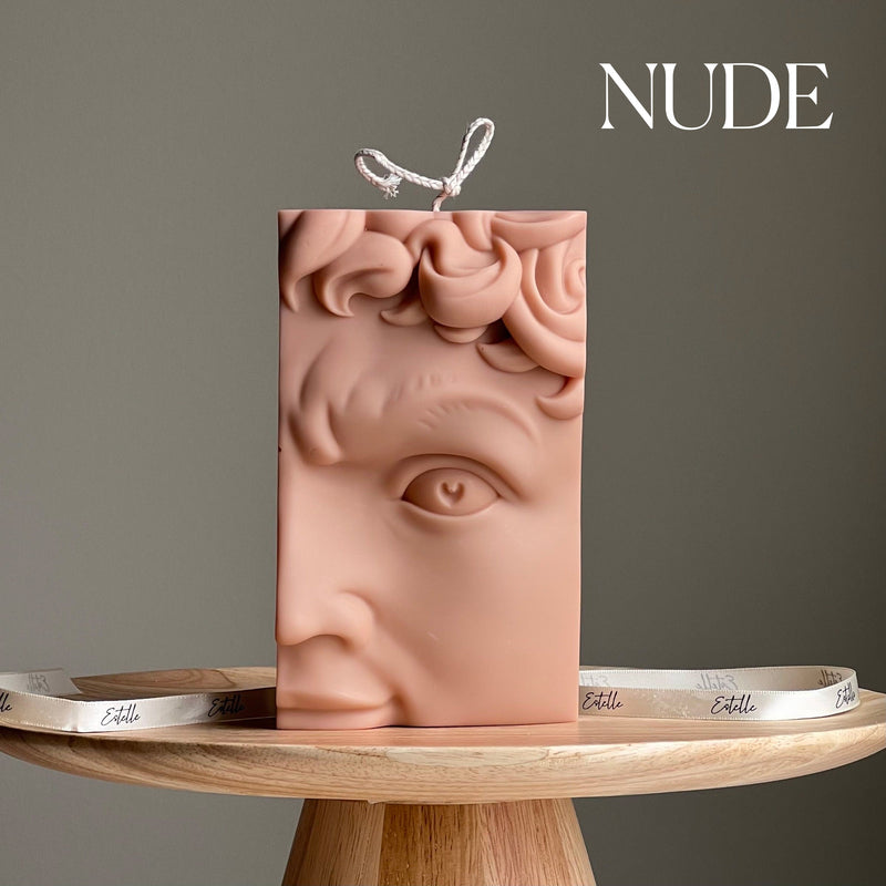 David Head Soy Wax Candle | Bust Statue Candle-3
