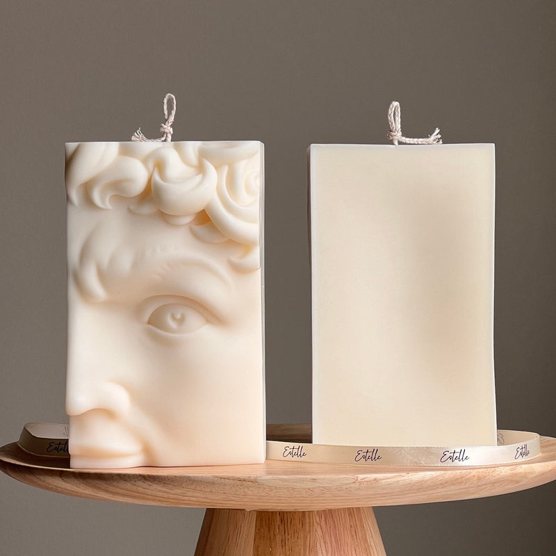 David Head Soy Wax Candle | Bust Statue Candle-2