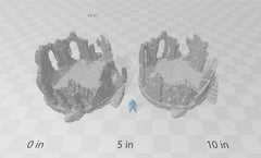 Wintry / Regular Ruins - DND & Wargaming Terrain - EC3D Wilds of Wintertide, Snow, Arctic, Cold, scatter scenery, Pathfinder 2E, Fantasy-7