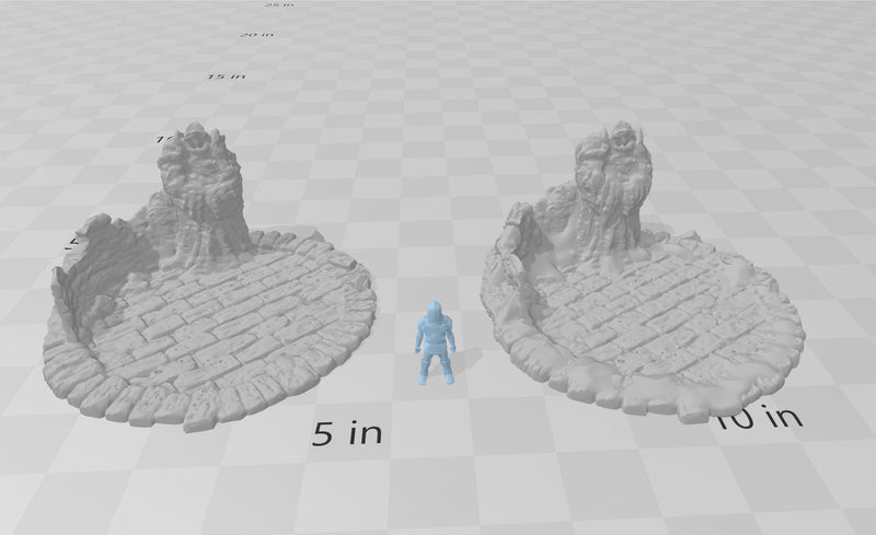 Wintry / Regular Ruins - DND & Wargaming Terrain - EC3D Wilds of Wintertide, Snow, Arctic, Cold, scatter scenery, Pathfinder 2E, Fantasy-10