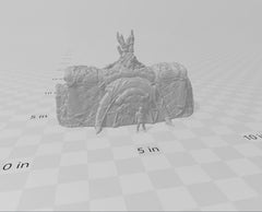 Ice Tribe Hut - Chieftain - DND Terrain - EC3D Wilds of Wintertide - Snow, Igloo, Arctic, Cold, Leader, Pathfinder 2E, Fantasy, Medieval,-2