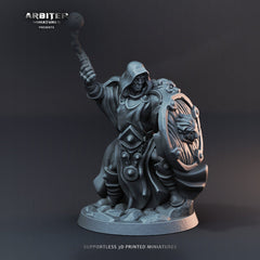 DnD Miniature Party Set 1 - 28mm Adventuring Group - Monk | Rogue | Fighter (Cleric/Paladin) | Ranger | Sorceress - Ready for action!-2